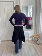 Lilla strik med V-hals