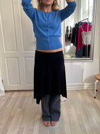Blå cardigan