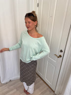 Slouchy turkis sweater