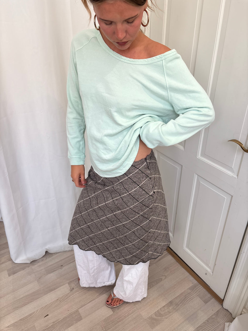 Slouchy turkis sweater