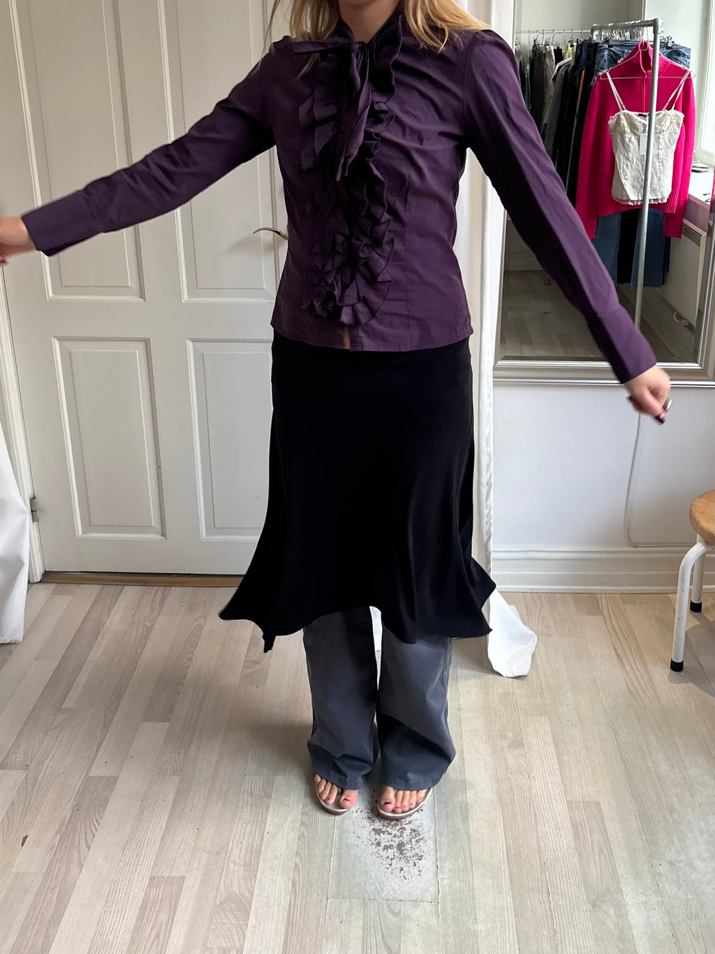 Lilla skjorte med frynser