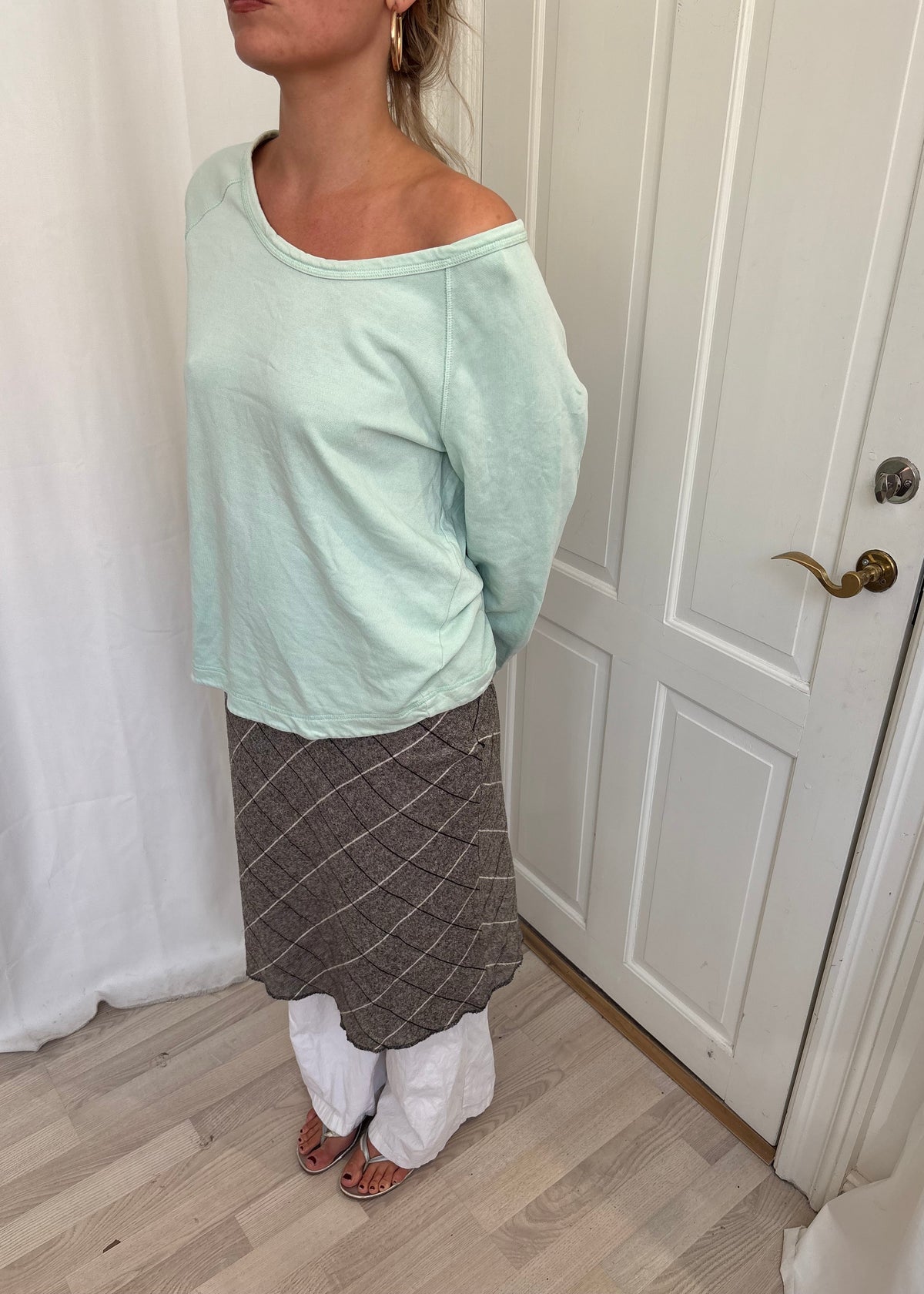Slouchy turkis sweater